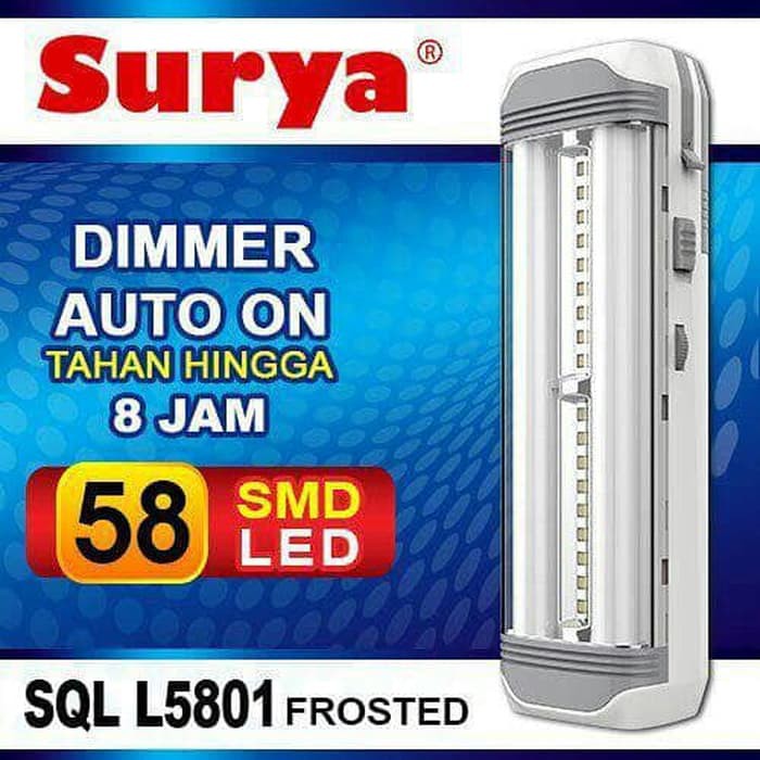 SPECIAL    Lampu Emergency Surya SQL L5801 Frosted
