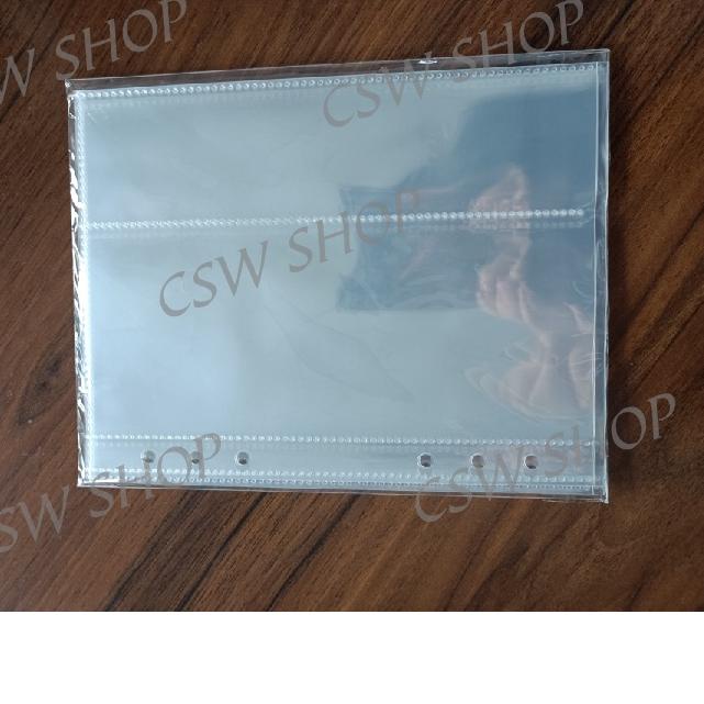 

☻ [Universal A5 s sleeve cover] Album binder cover transparent photo card idol Lomo card 10 sheets murah