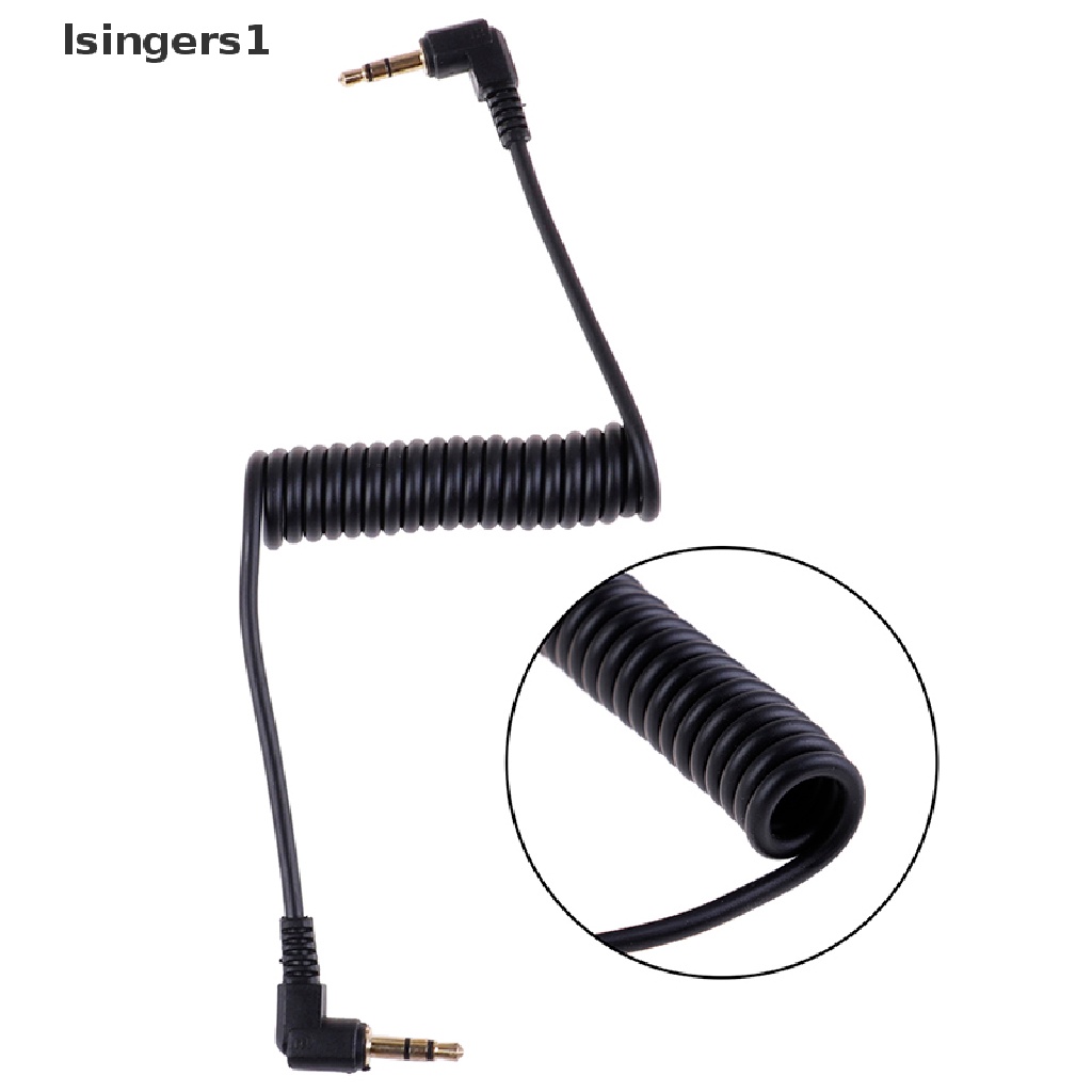 (lsingers1) Kabel audio jack aux 3.5mm Sudut Kanan 90 Derajat