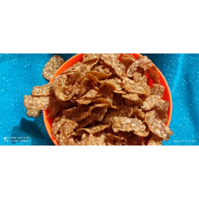 

Cemilan tempe crispy