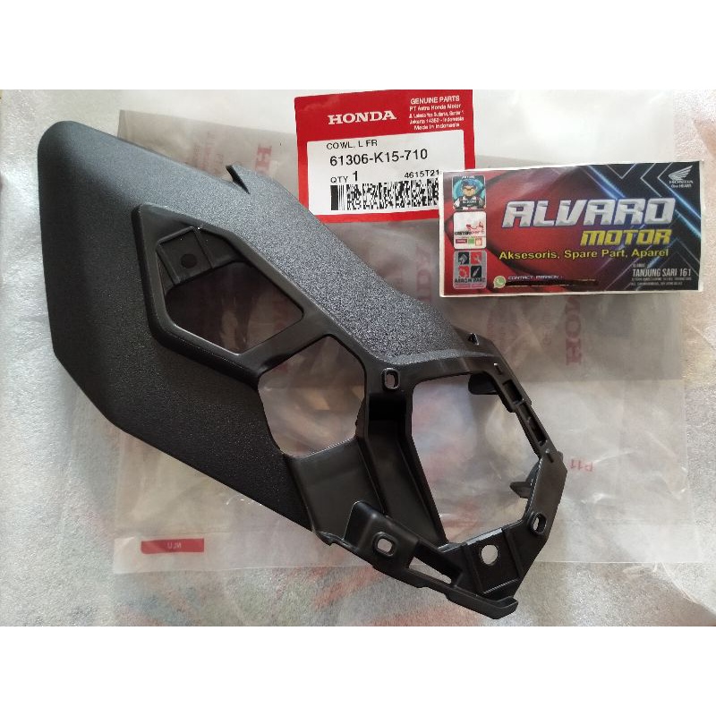 61306k15710 kupingan lampu DEPAN kiri bagian dalam new cb 150R K15P 2021 ORIGINAL