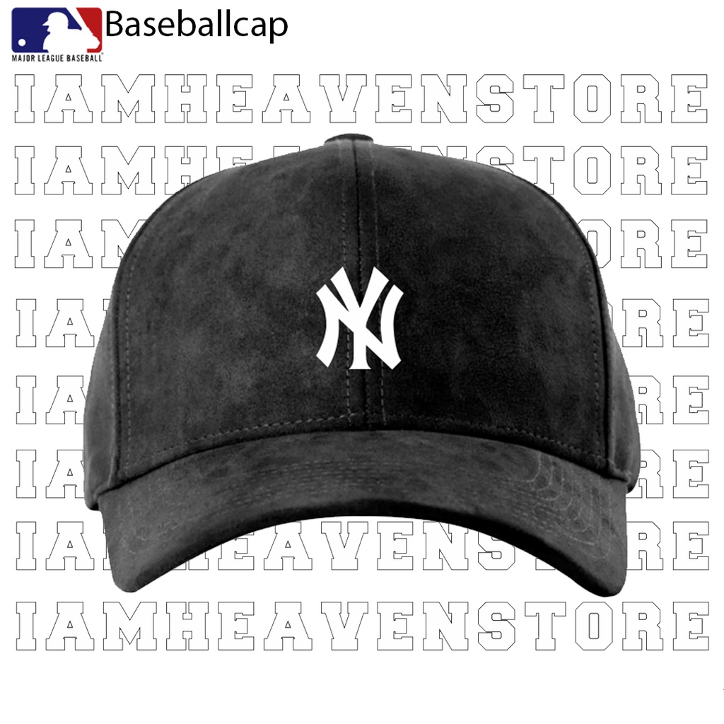 Topi Baseballcap Pria Wanita Terbaru Huruf Inisial Logo MLB Major League Baseball Softball LA P AS B D SF AS SD Yankees Dodgers Red Sox Athletics Padres White Sox NY Warna Hitam