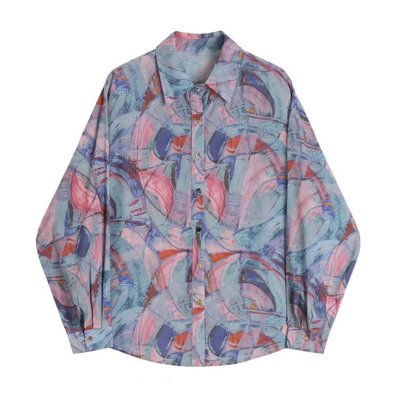 Print Shirt Collection BKK / Atasan Kemeja Wanita Import BKK