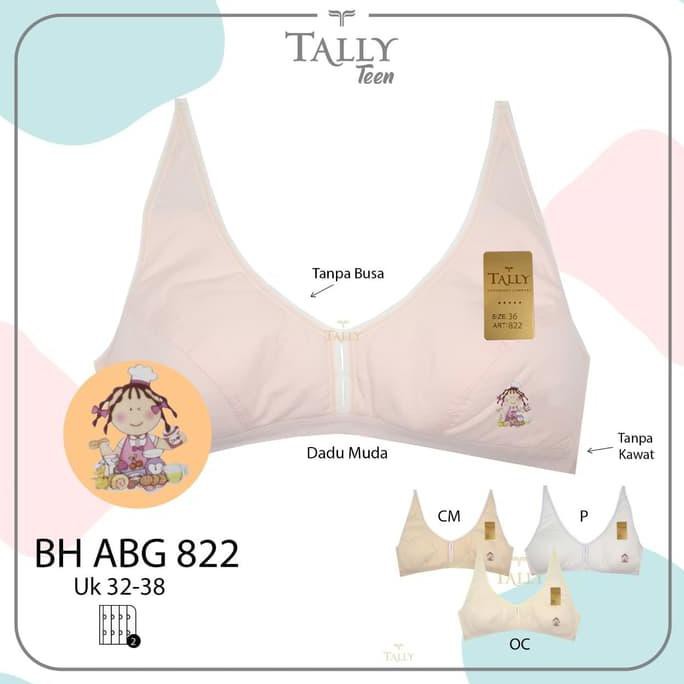 Bra Remaja Anak Adem Tanpa Kawat Tanpa Busa Girly 32-38 Tally 822 - 32