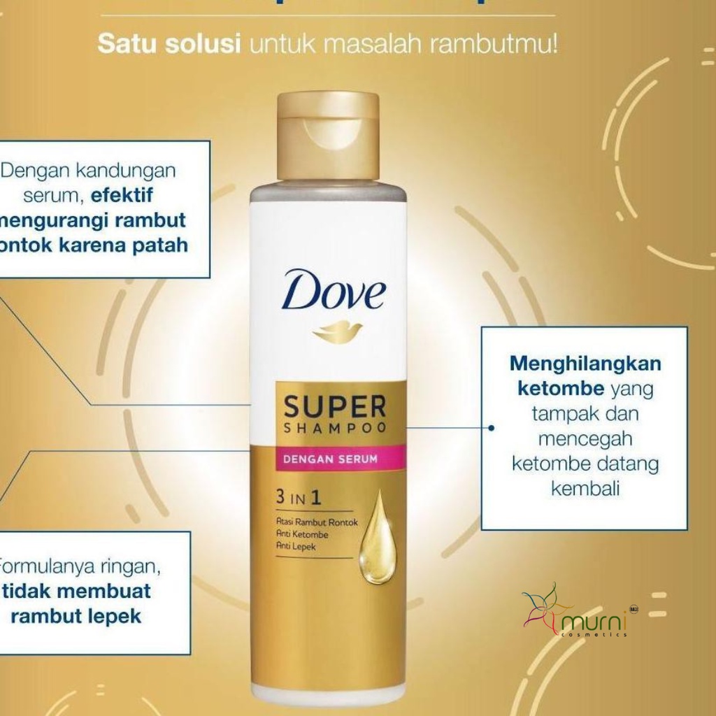 DOVE SUPER SHAMPOO 3 IN 1 125ML