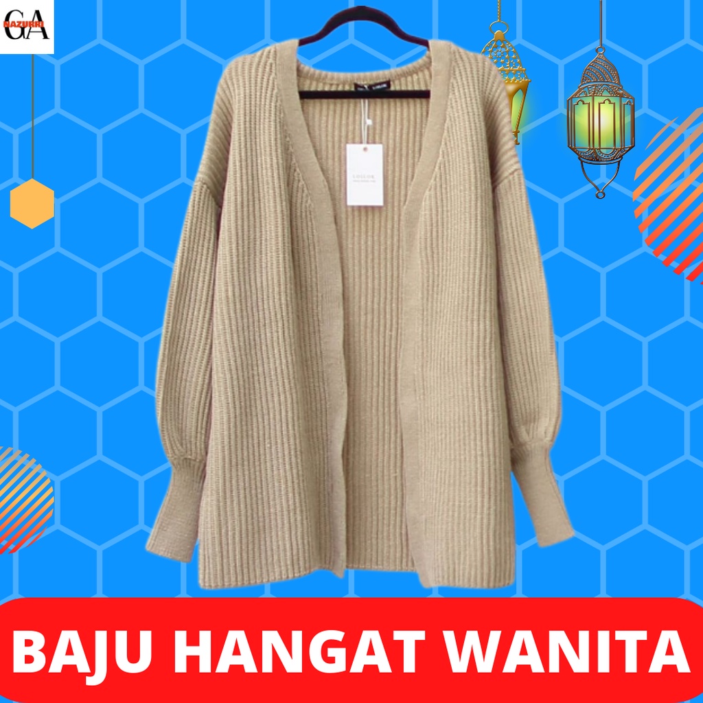 Baju Suiter Sweater Sweter Pakaian Suwiter outter Hangat Wanita Rajut Korea Premium Oversize Premium