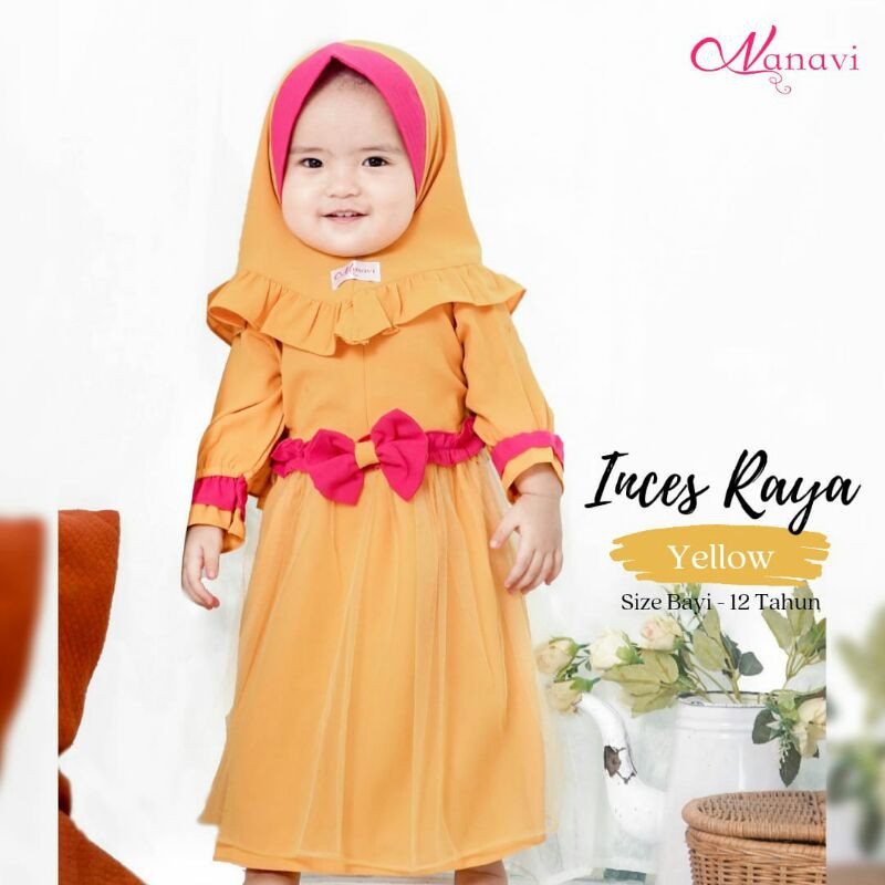 Inces Raya By Nanavi Hijab Kids* open PO 10-15 maret+(ready akhir April)