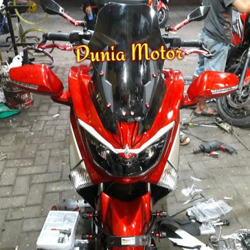 tameng ( plus winsil) + spion lipat nmax bahan plastik abs