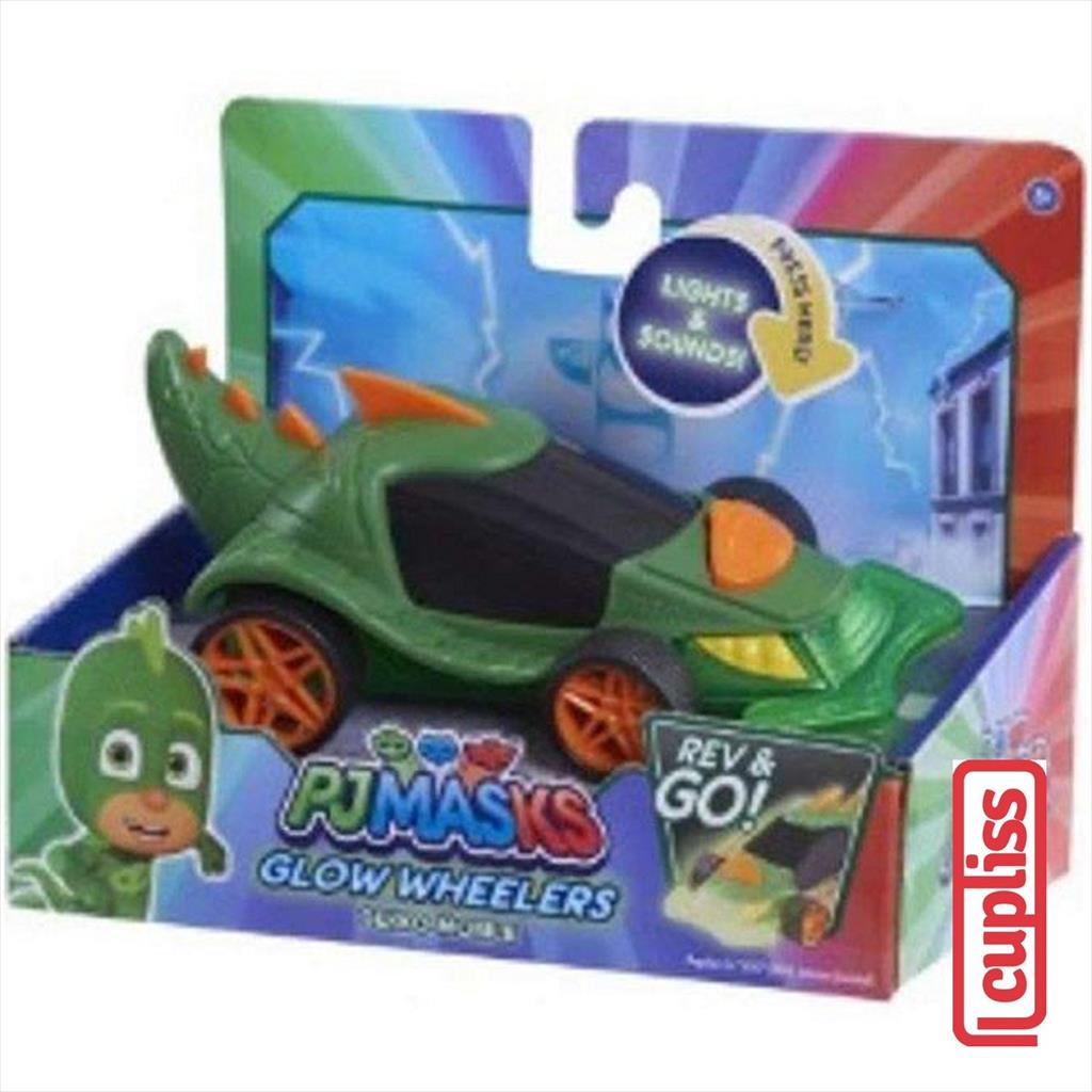 PJ Masks Gekko Glow Wheelers 95673 Green Mask Just Play 95670