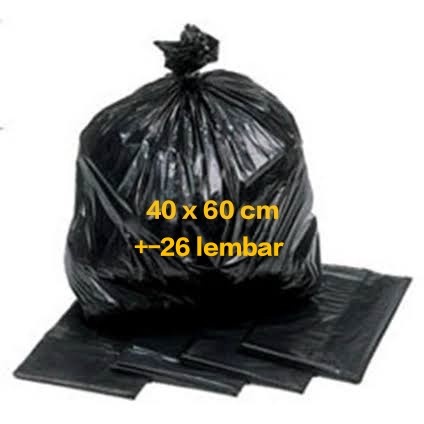 KANTONG PLASTIK SAMPAH 40 X 60 CM - TEBAL 50 MICRON