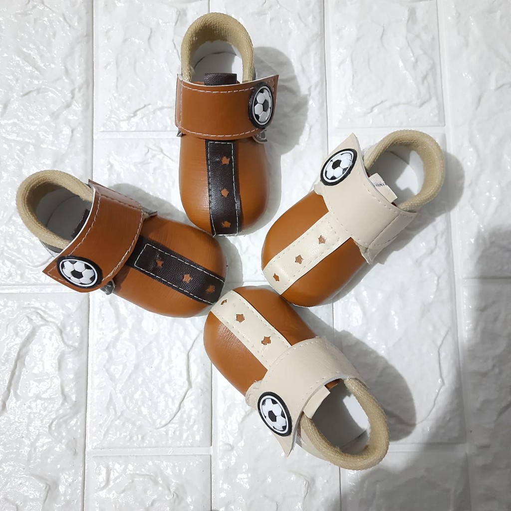 [TAMAN SEPATUKU] SEPATU TRENDY MURAH PREWALKER ANAK LAKI-LAKI 0-12 BULAN KARTUN BOLA CPX05