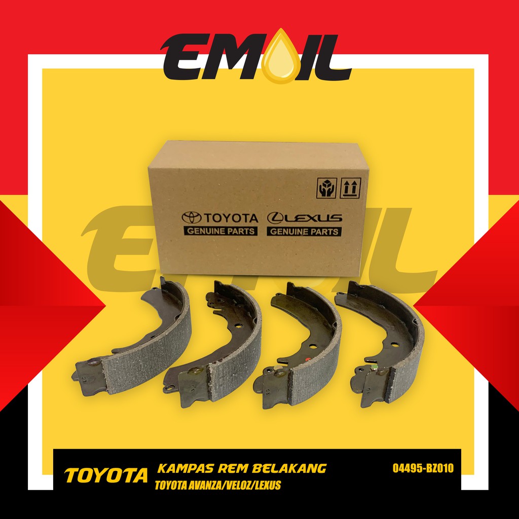 BRAKE SHOE KAMPAS REM BELAKANG TOYOTA AVANZA VELOZ LEXUS 04495-BZ010