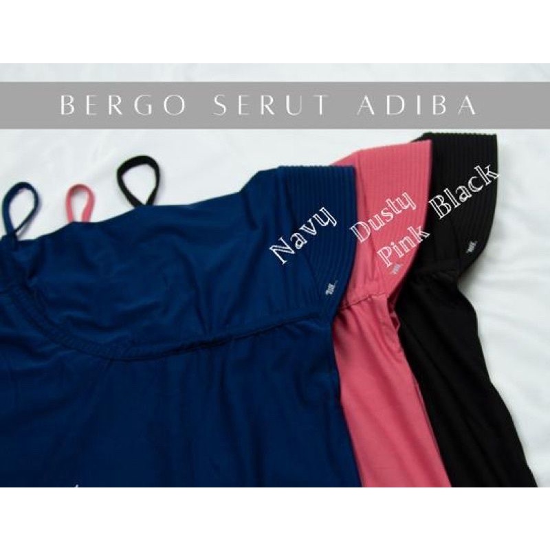 BERGO SERUT JUMBO JILBAB SERUT ADIBA JUMBO SPANDEX JERSEY