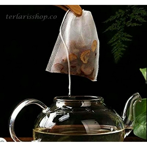 100 PCS Kantong Teh Celup Kosong |Teabag Disposable |Kantung Filter Saringan Teh