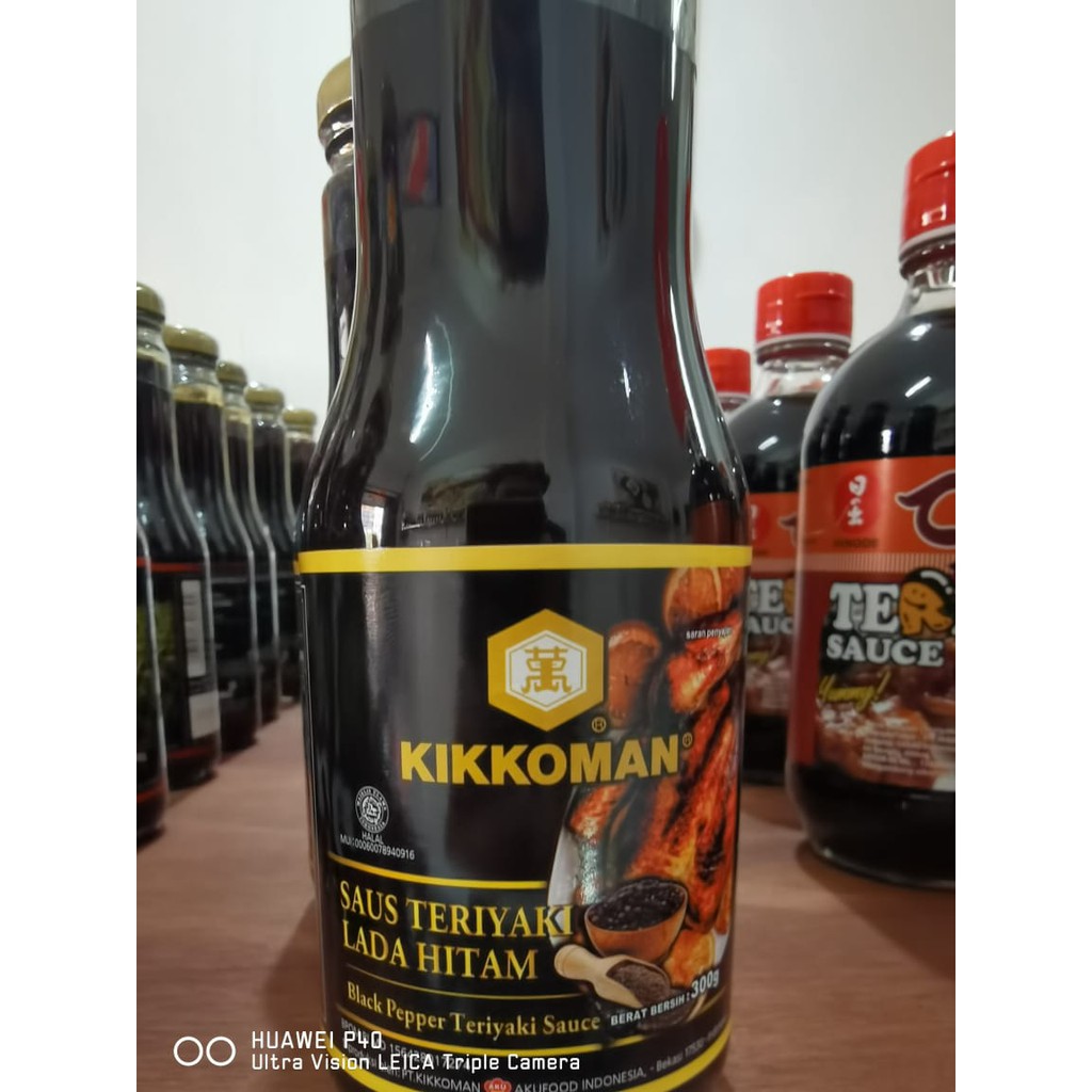 

KIKKOMAN SAUS TERIYAKI LADA HITAM TERMURAH 300gr