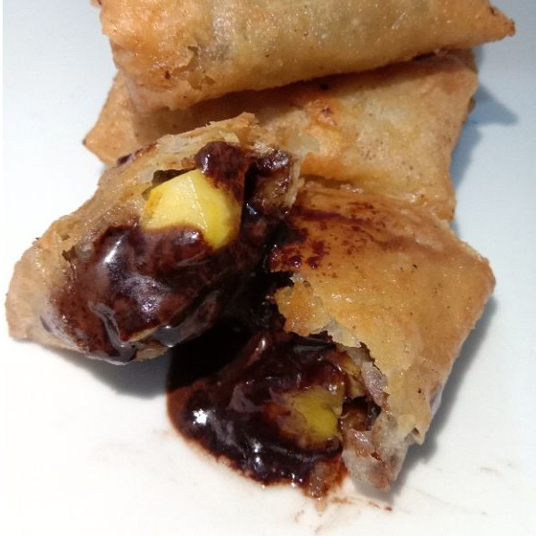 

Snack Frozen Nanas Coklat Lumer - Cemilan Ringan Siap Goreng - Mak Cicih