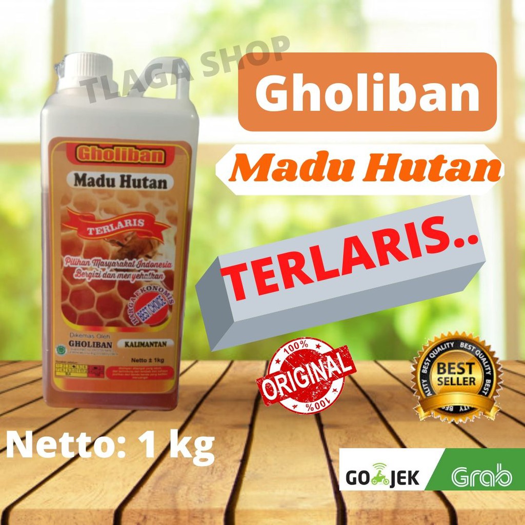 

MADU GHOLIBAN ORIGINAL 1KG MADU HUTAN SUPER DAN MURNI BEE POLLEN JELLY MADU ASLI TERMURAH PROMO