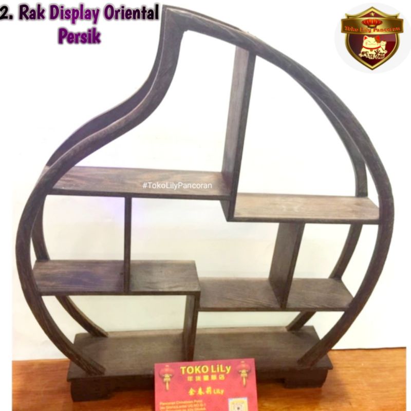 Rak Display Miniatur Oriental / Rak Display Cina / Rak Dinding Oriental