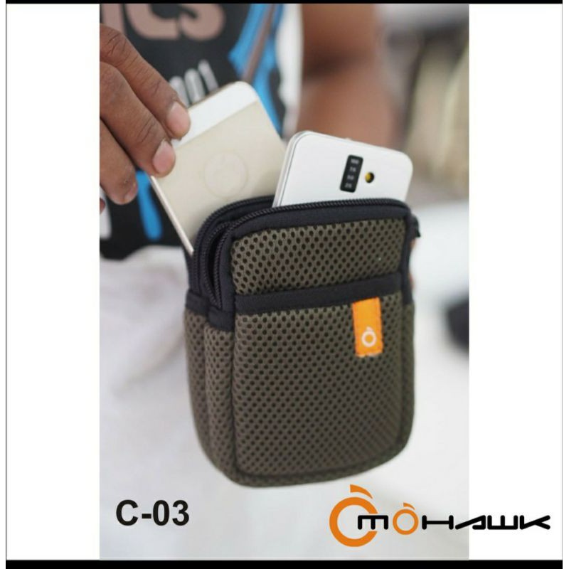 Dompet Pouch kamera digital/mirrorless/Harddisk MOHAWK Code C03