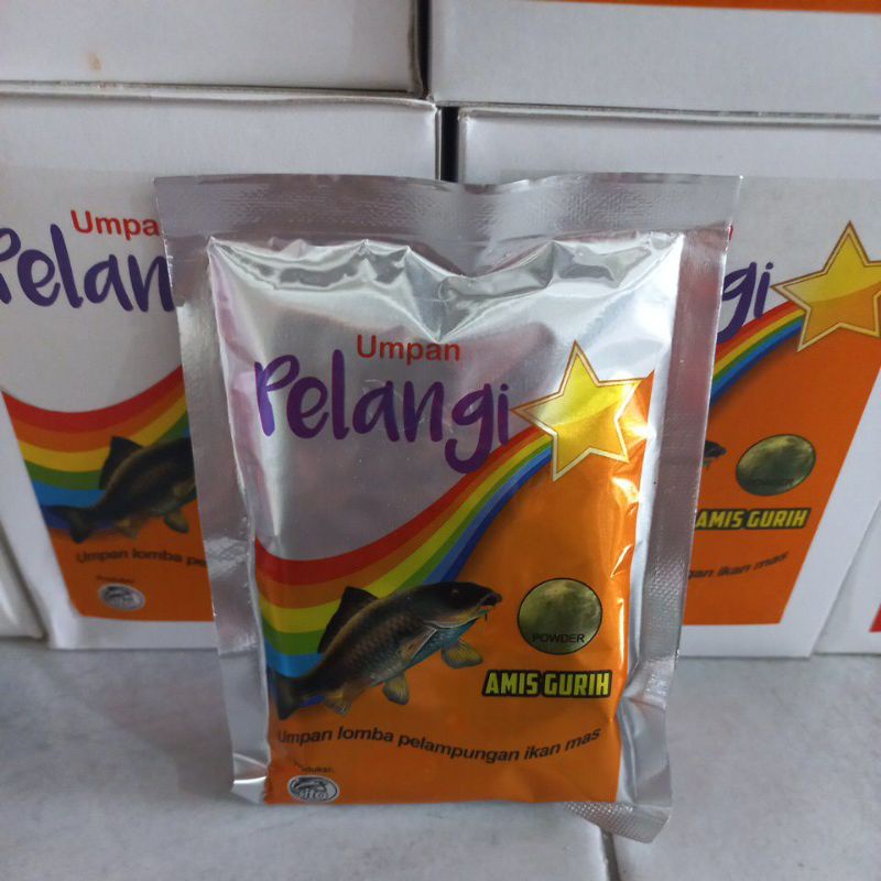 Umpan pancing pelangi super djempol