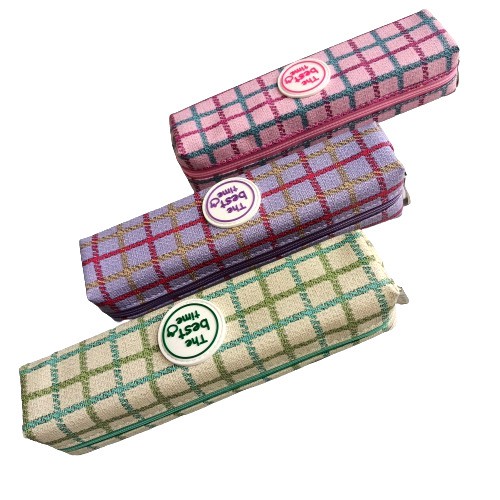 

kotak pensil pouch kain the best time JS-6326 // tempat alat tulis
