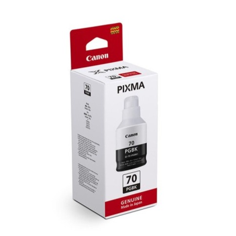 TINTA CANON GI-70 BLACK BOTTLES / TINTA CANON GI70 HITAM BOTOL ORIGINAL - RESMI