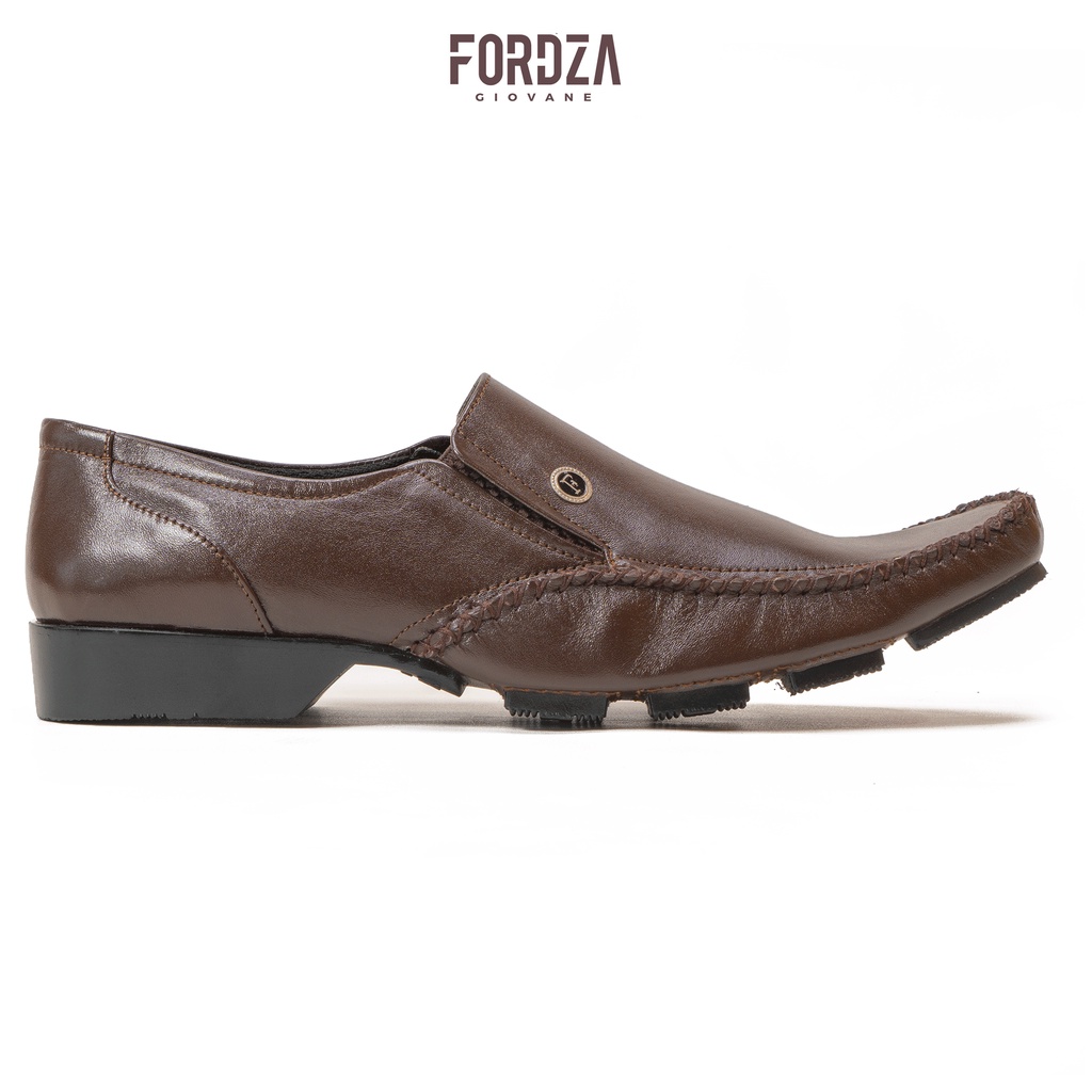 Sepatu Pantofel Pria Kulit Asli Formal Comfort Slim Style Fordza 2081