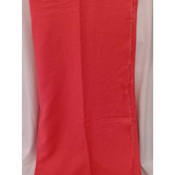 KAIN LINEN POLOS WARNA SALEM (1,95 m = Rp. 68.000)