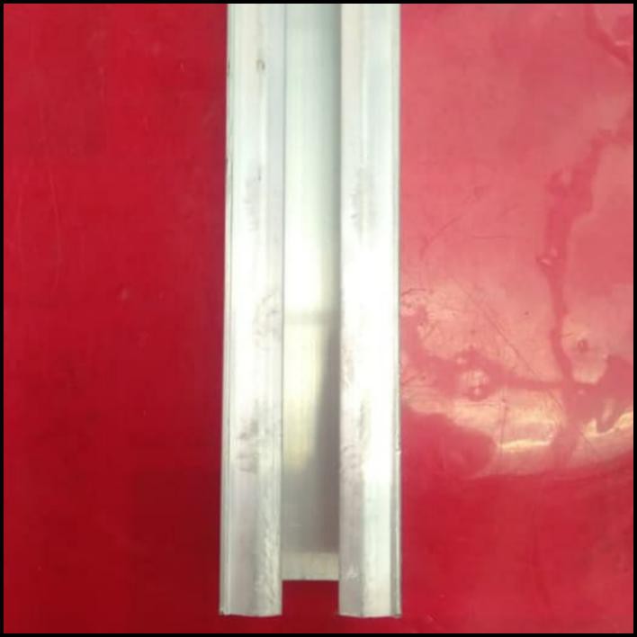 Terbatas - Rel Pintu Lipat Sliding Aluminium Panjang 3Meter - Harga 1 Batang