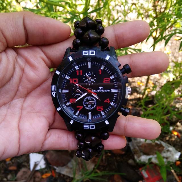  JAM  TANGAN  PRIA TALI KOKKA  ORIGINAL COWOK LAKI LAKI TALI 