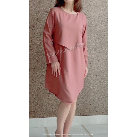Dress wanita modern / dress fashion terkini / dress premium modern