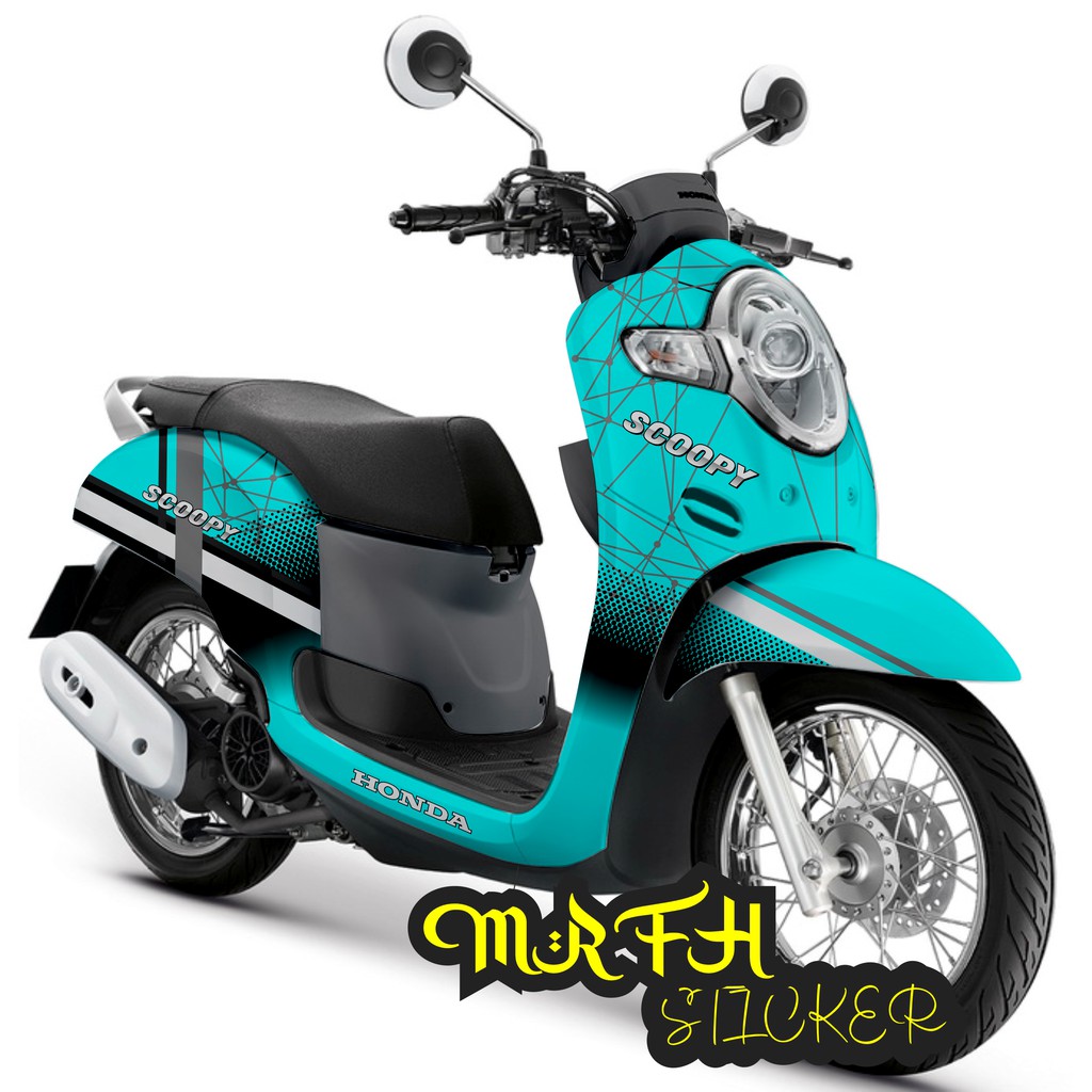 Decal scoopy full body Full Blok Decal Scopy Dekal New Fi 2017 2018 2019 2020 Grafis conect tosca