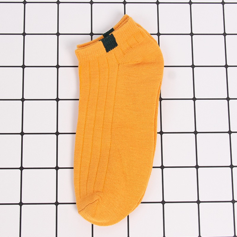 【CT】Kaos Kaki Polos 6 Garis Unisex Fashion Wanita/Pria Kaos Kaki  Murah #kk 16-Kuning