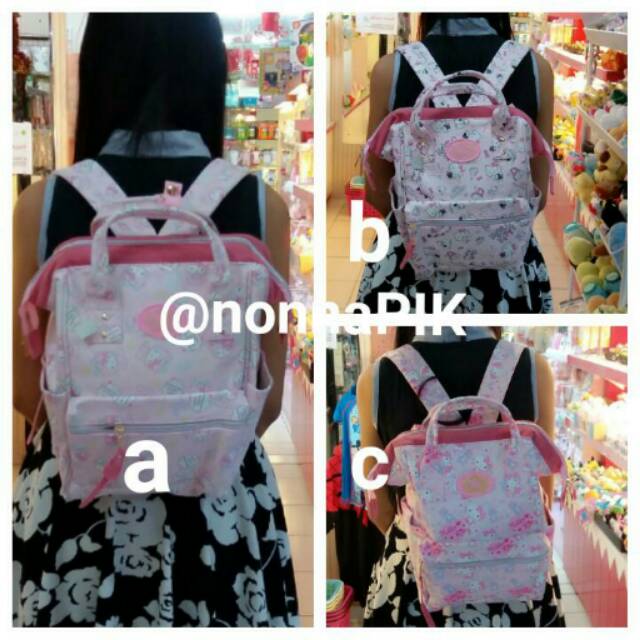 TAS RANSEL KULIT HELLO KITTY ORI SANRIO