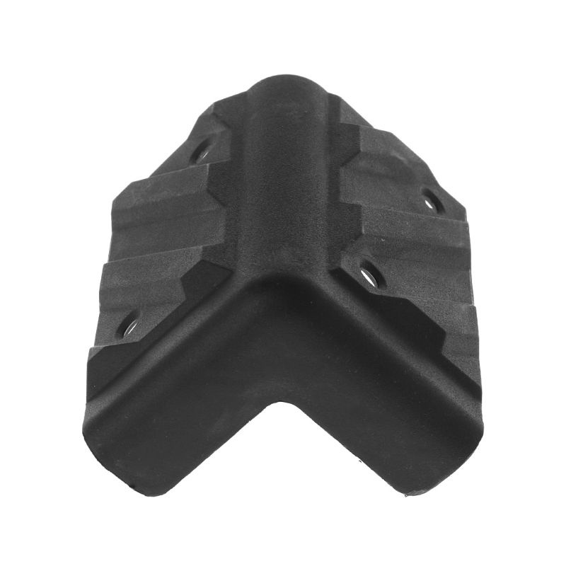 btsg 4PCS Speaker Corners Plastic Right Angle Rounded Protector Guitar Amplifier Stage Cabinets Accessories Replacement Black