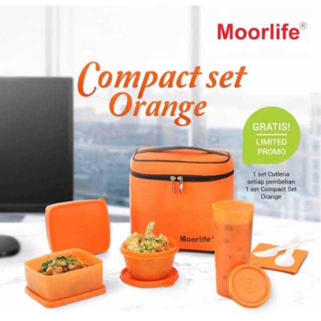 MOORLIFE Lunch Box Compact Set TERMURAH