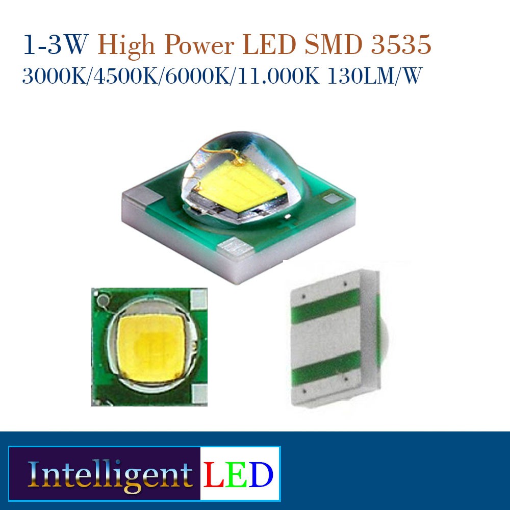 High Power LED SMD 3535 3 Watt 3000K/4500K/6000K/11000K