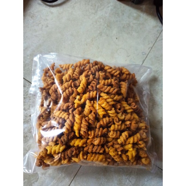 

Makaroni Spiral 250Gr Varian Rasa NYONYOR | Fusili | Pedas Daun Jeruk/Balado Pedas/Sapi Panggang/Jagung Manis | Rasa Enak Termurah