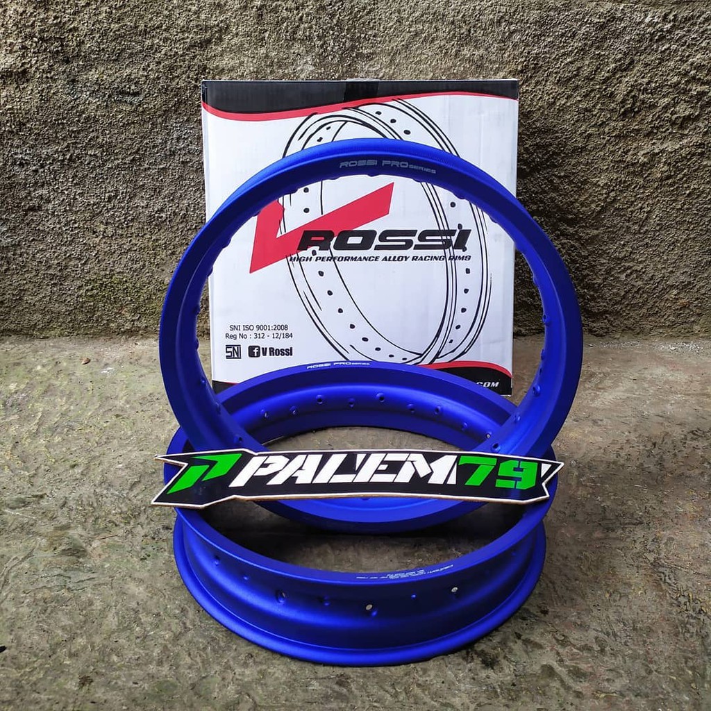 Velg Supermoto Biru VRossi Pro Series 17 300 350 KLX Dtracker 150 Lubang 28 Shopee Indonesia