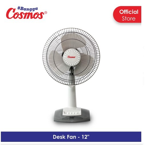 kipas angin cosmos desk fan 12&quot;(DAR-N) abu-abu  angin kencang