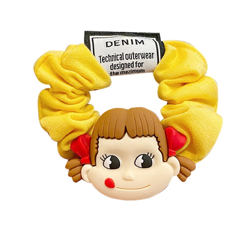 Ikat Rambut Kartun Smiley / Ikat Rambut Import Ala Fashion Korea Sederhana / Tali Rambut Feminim / Ikat Rambut Lucu