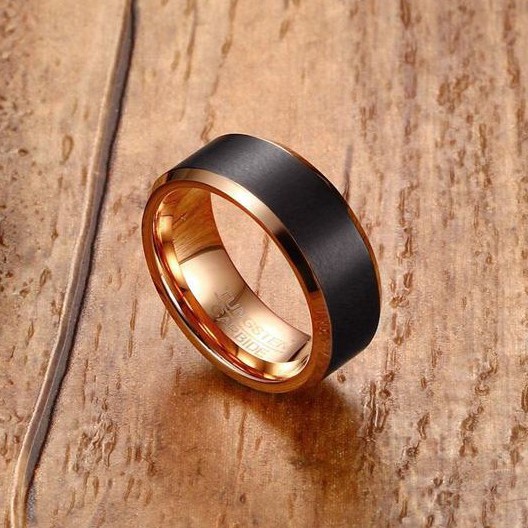 Cincin Single Pria Cowok Tungsten Carbid / Cincin nikah cowok pria Cp006 Kualitas bagus Cocok Hadiah