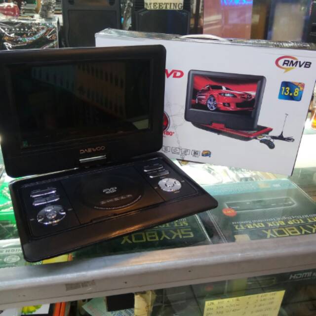 TV + DVD PORTABLE DAEWOO 13 "