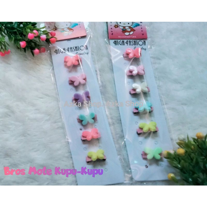 ( 6 pcs / setengah lusin) bros / Aksesoris Hijab / Bros Anak / Brooch / Bros Anak Lucu / Bros Jilbab