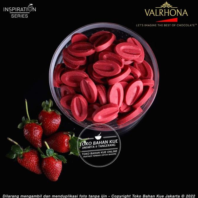 

Valrhona Inspiration Fraise STRAWBERRY 250gr Chocolate Couverture ---NEW---