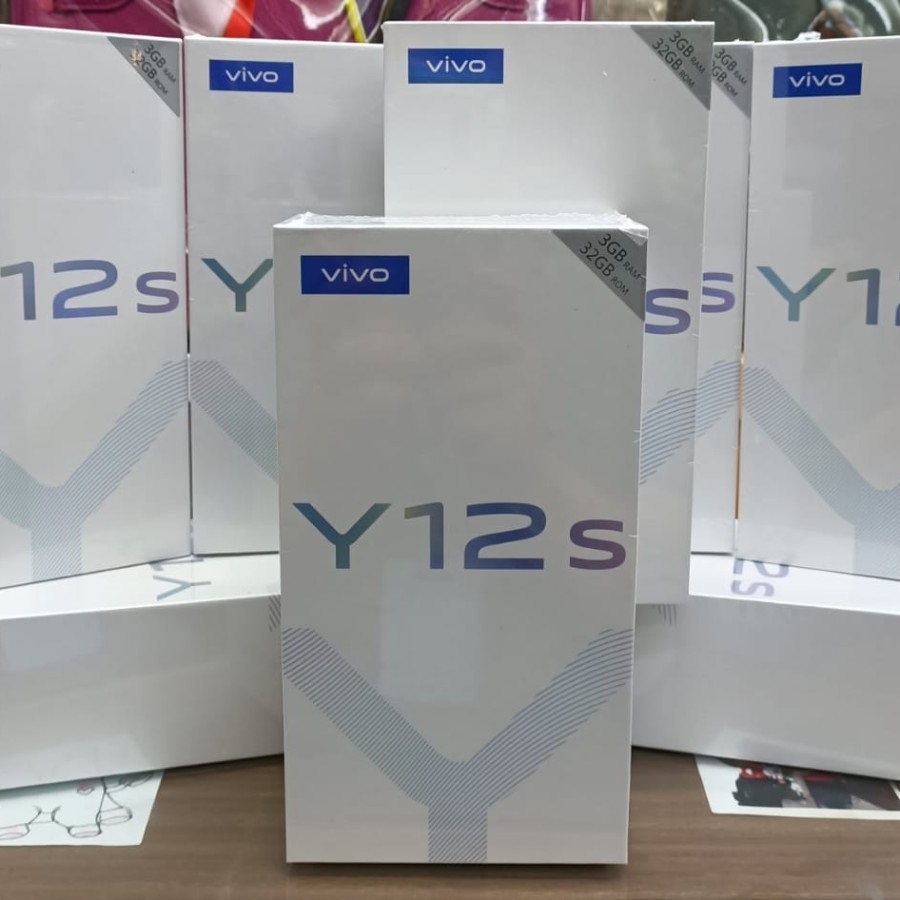 Vivo Y12S 3/32 - Ram 3GB Rom 32GB - Baru - Garansi Resmi - Hitam - Biru