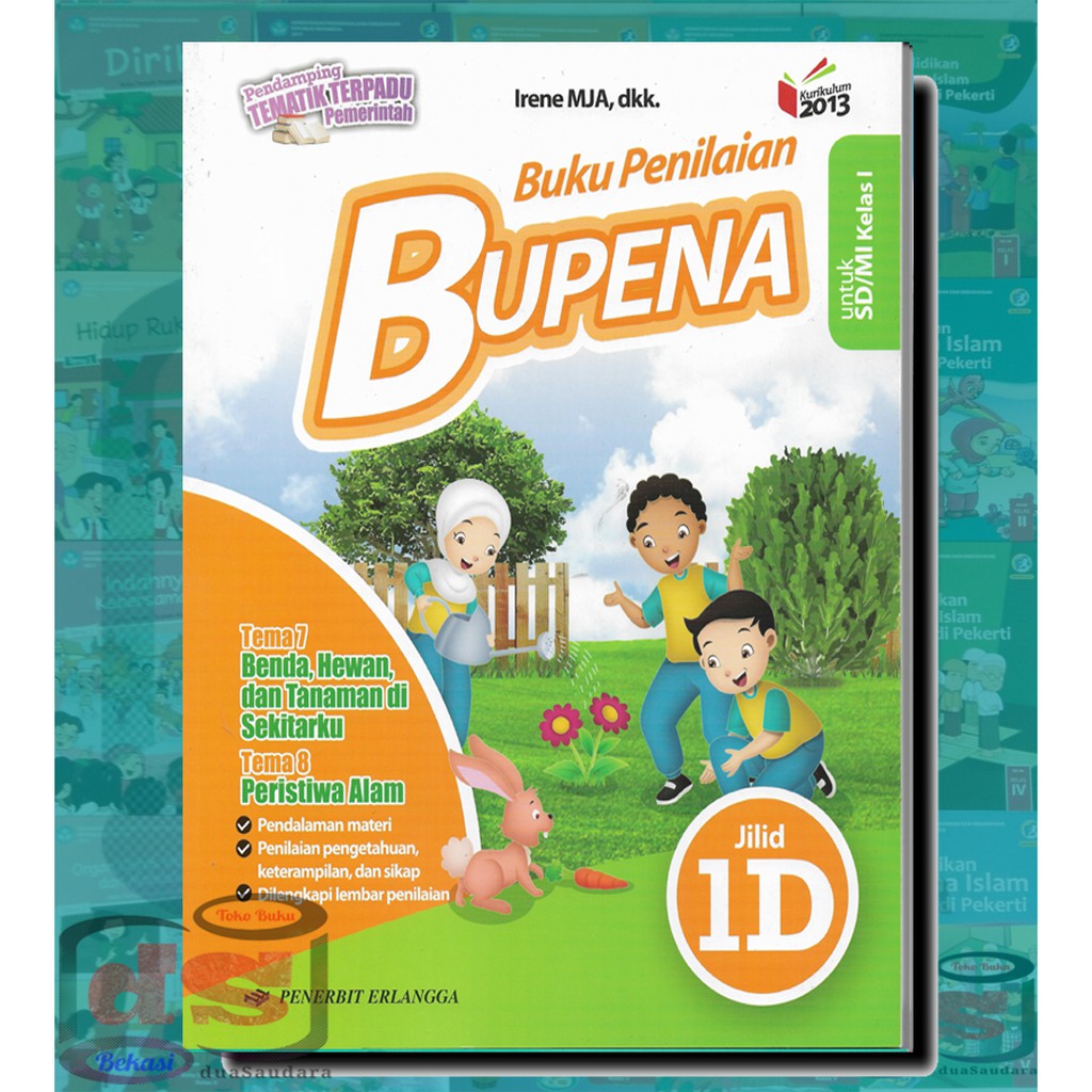 Buku Bupena 1d Sd Mi Kelas 1 Sd Tema 7 Dan Tema 8 Pendamping Tematik Shopee Indonesia