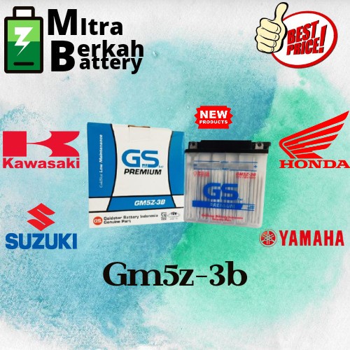 Aki basah motor Mio sporty Gm5z kit