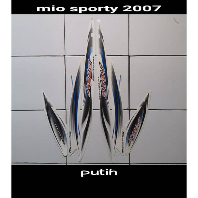 Striping mio sporty 2007 putih