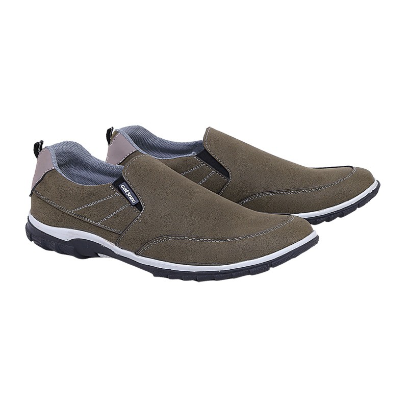 SEPATU CASUAL PRIA KULIT SUEDE SEPATU SLIP ON PRIA  CTZ21 210 Original Brand Bandung